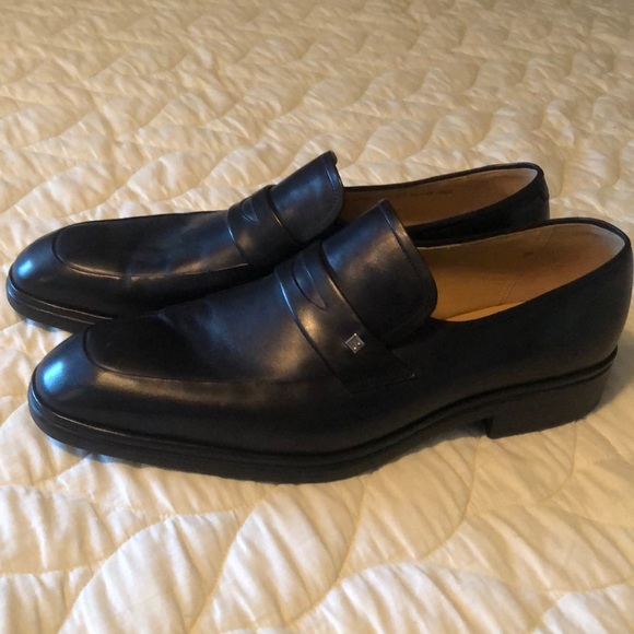 Bally Other - BALLY black men’s leather loafers size 12